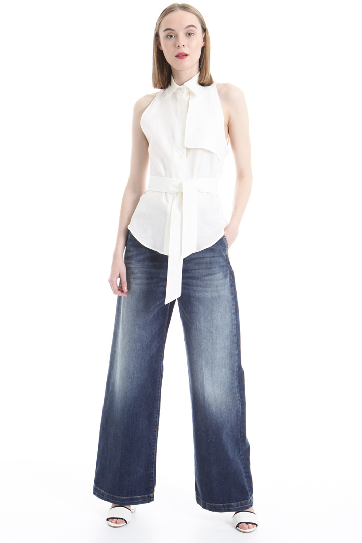 Pure linen top Intrend Pure linen top Intrend