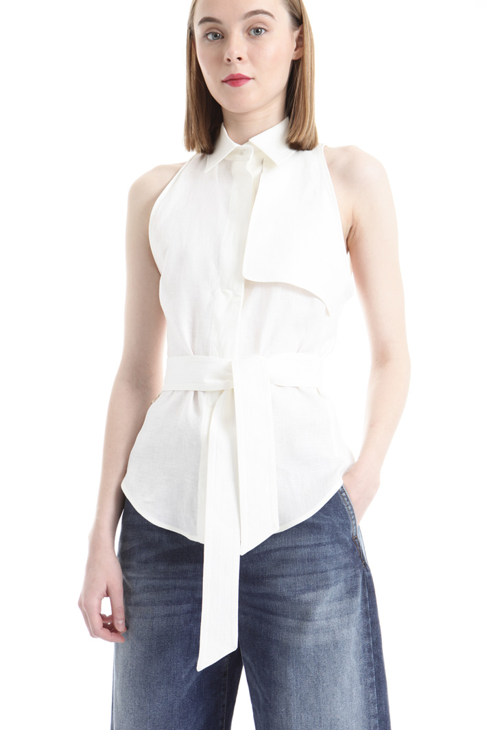 Pure linen top Intrend Pure linen top Intrend