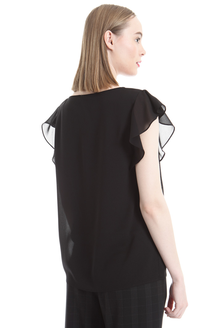Lined crepe top Intrend Lined crepe top Intrend