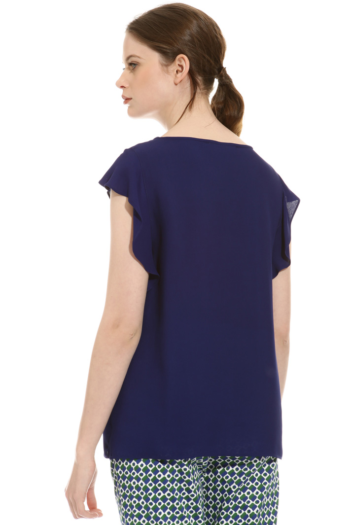 Lined crepe top Intrend Lined crepe top Intrend