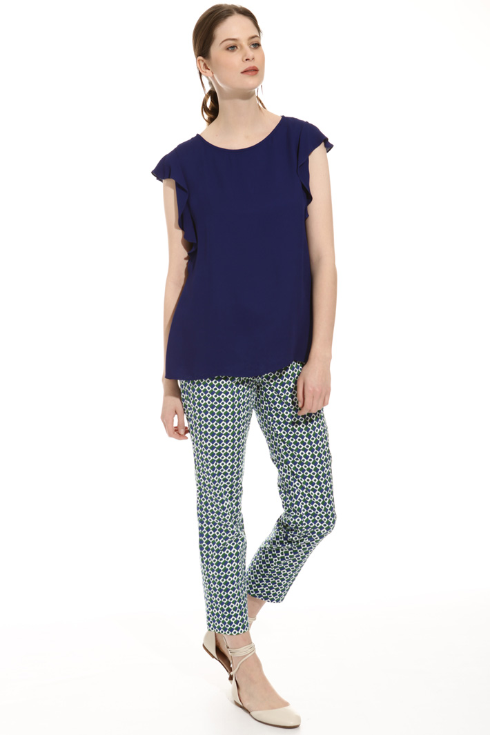 Lined crepe top Intrend Lined crepe top Intrend