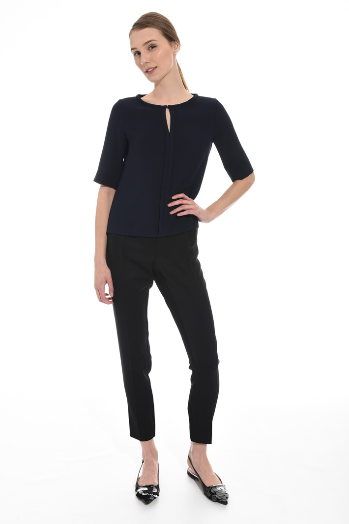 Boxy envers satin top Intrend Boxy envers satin top Intrend