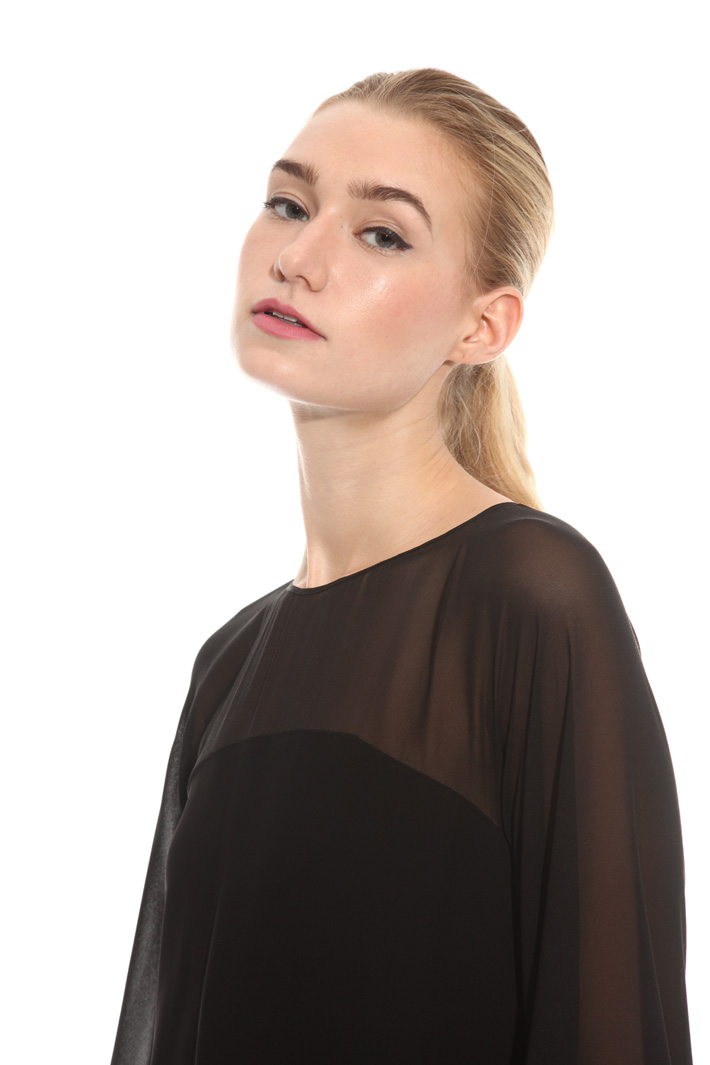 Casacca in georgette doppia Intrend Casacca in georgette doppia Intrend