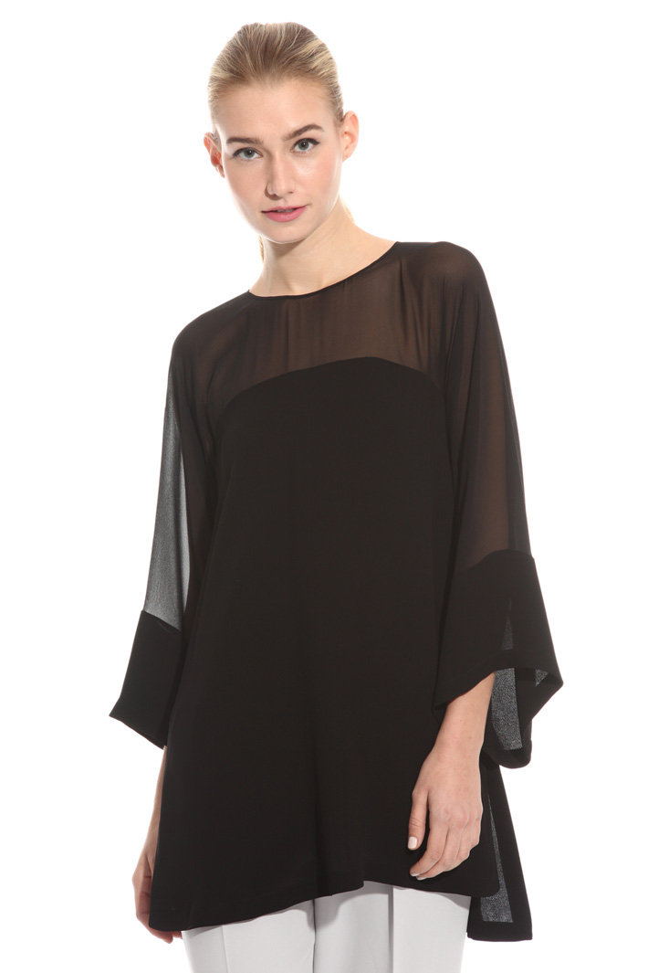 Casacca in georgette doppia Intrend Casacca in georgette doppia Intrend