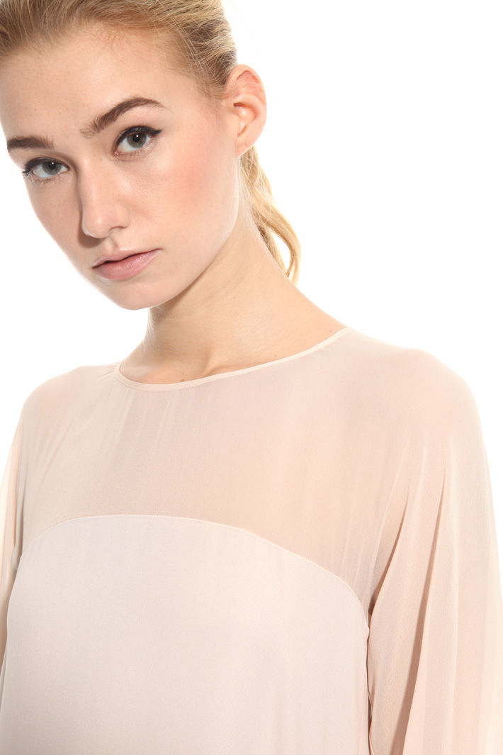 Casacca in georgette doppia Intrend Casacca in georgette doppia Intrend