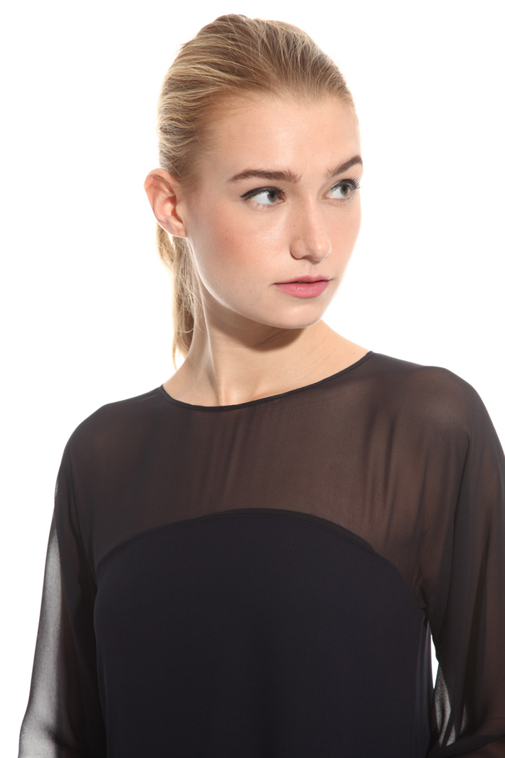 Casacca in georgette doppia Intrend Casacca in georgette doppia Intrend