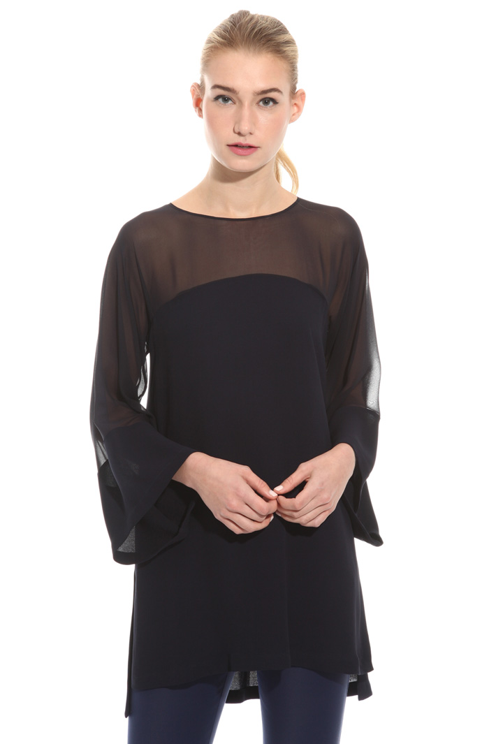 Casacca in georgette doppia Intrend Casacca in georgette doppia Intrend