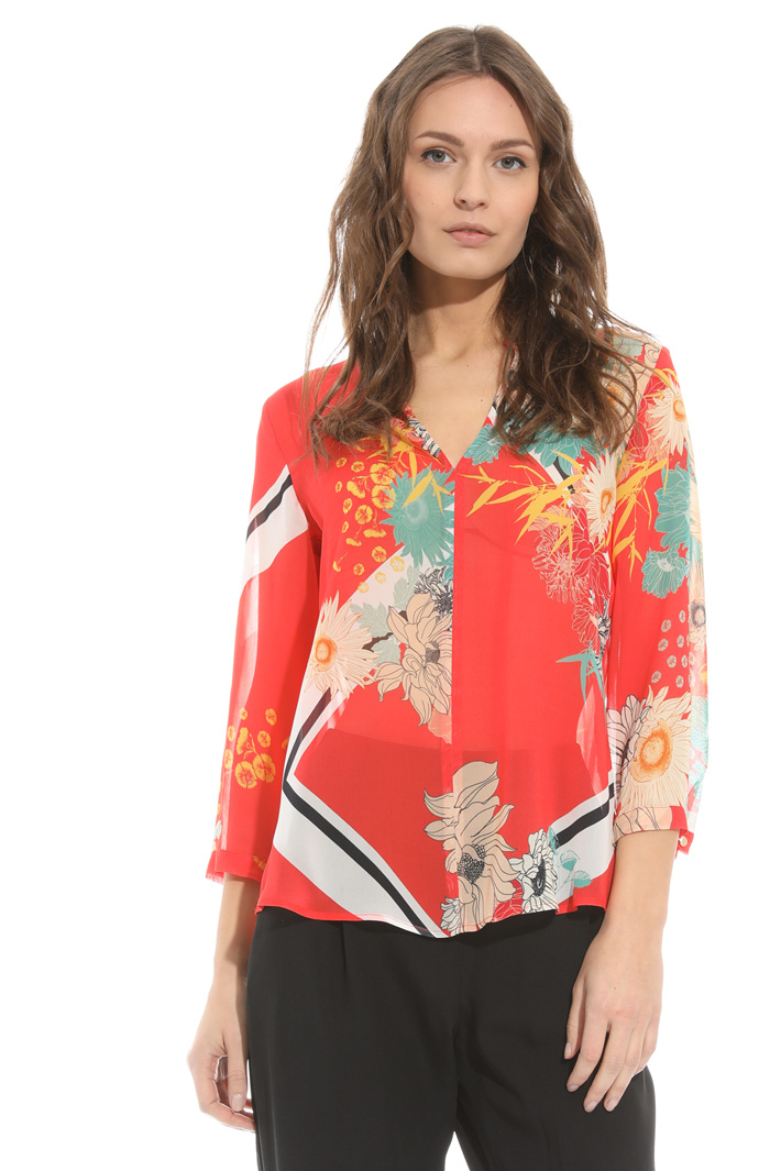 Viscose crepe blouse Intrend Viscose crepe blouse Intrend