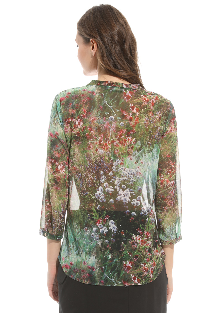 Printed crepe blouse Intrend Printed crepe blouse Intrend