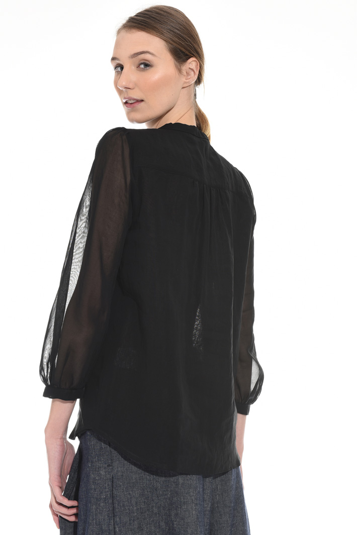 Cotton organza blouse Intrend Cotton organza blouse Intrend