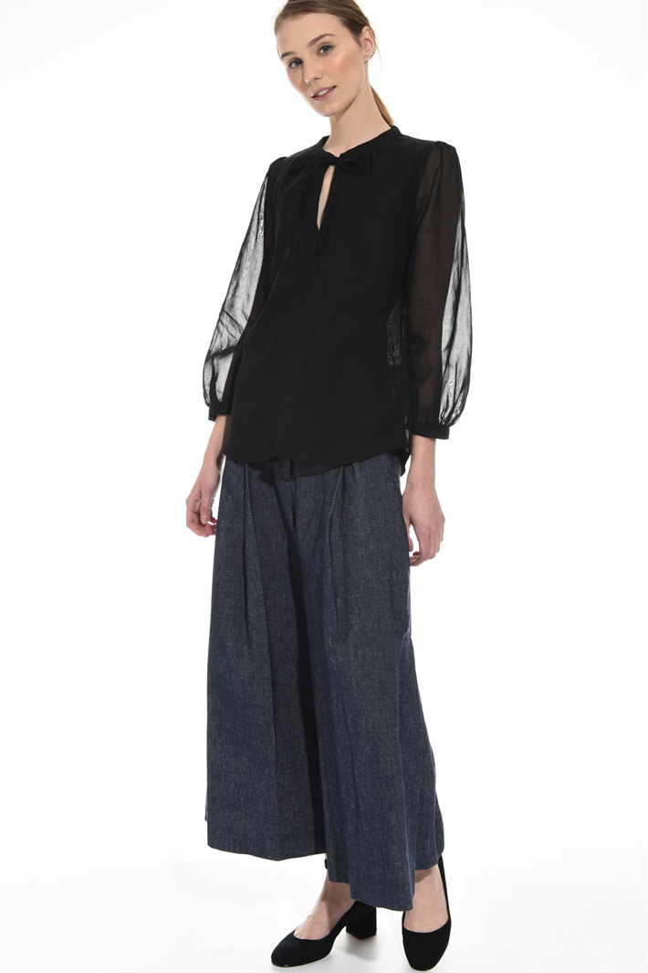 Cotton organza blouse Intrend Cotton organza blouse Intrend
