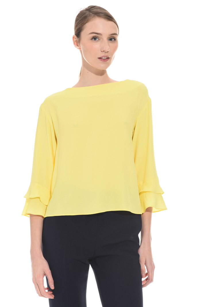 Silk crepe blouse Intrend Silk crepe blouse Intrend