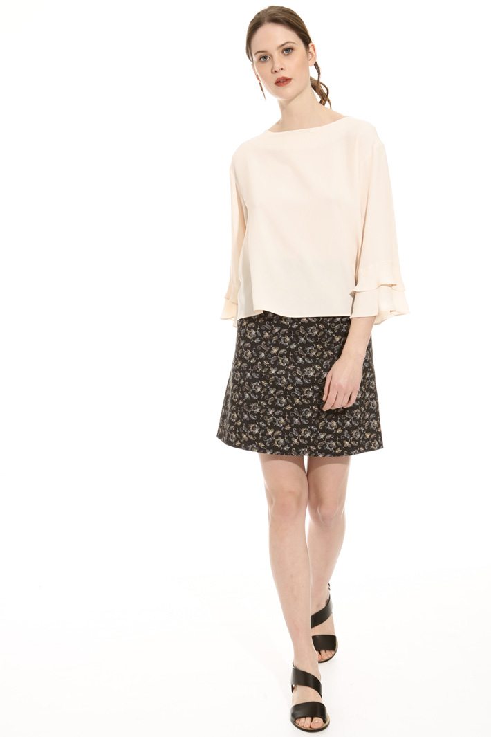 Silk crepe blouse Intrend Silk crepe blouse Intrend