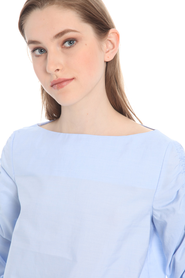 Frilled sleeve shirt Intrend Frilled sleeve shirt Intrend