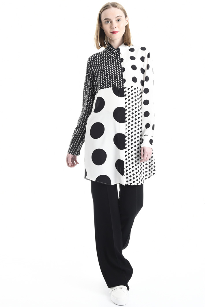 Long silk shirt Intrend Long silk shirt Intrend