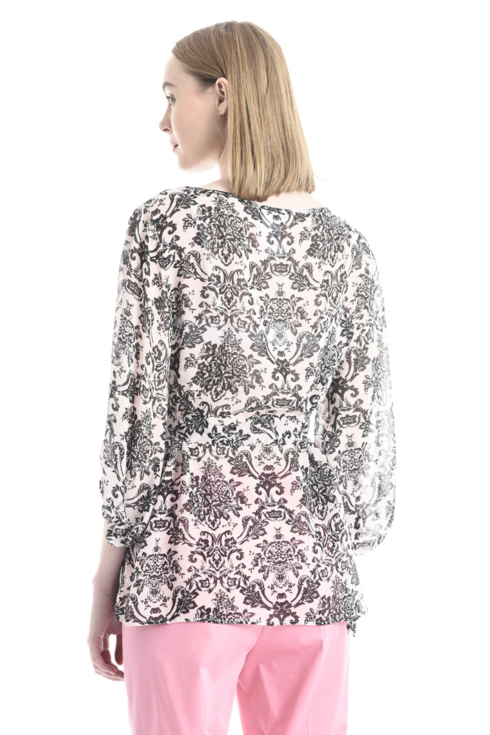 Printed viscose blouse Intrend Printed viscose blouse Intrend