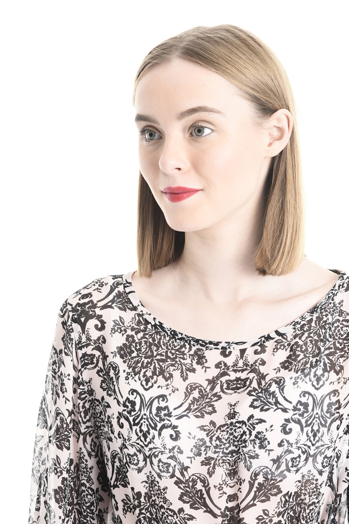 Printed viscose blouse Intrend Printed viscose blouse Intrend