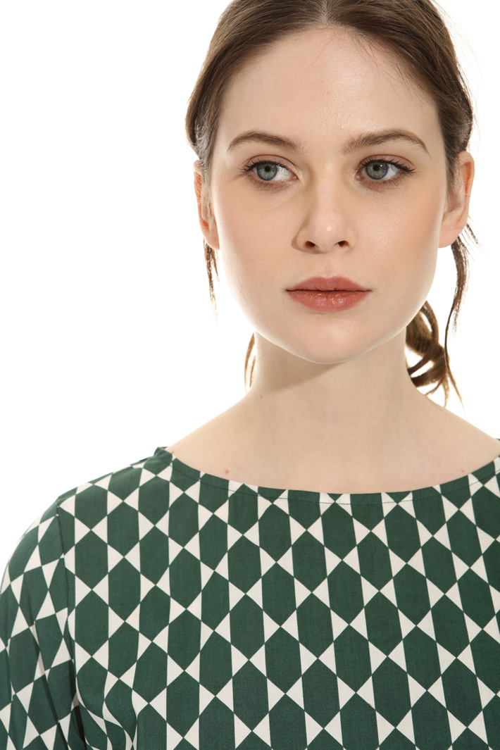 Fringed muslin blouse Intrend Fringed muslin blouse Intrend