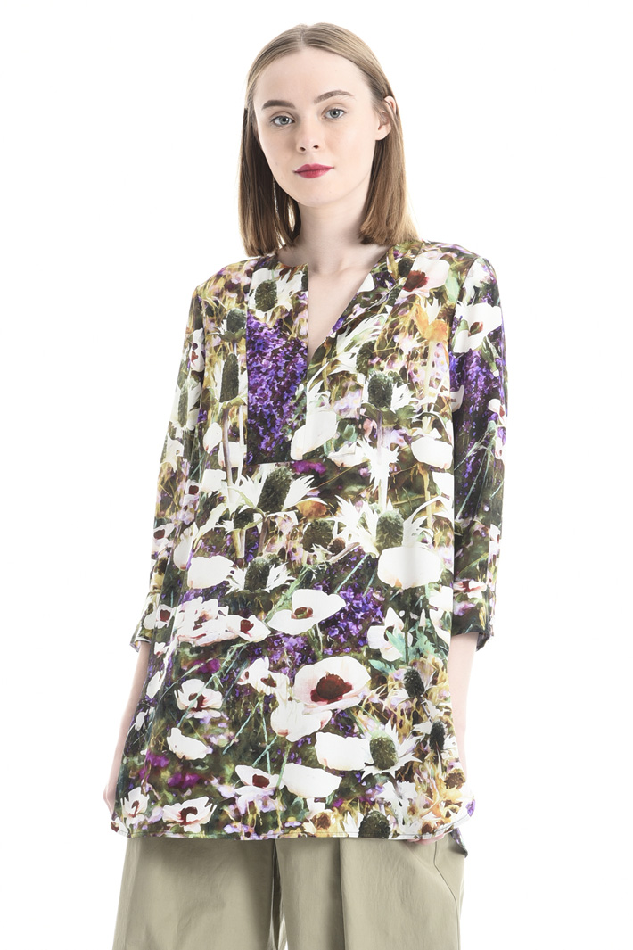Oversized silk crepe blouse Intrend Oversized silk crepe blouse Intrend