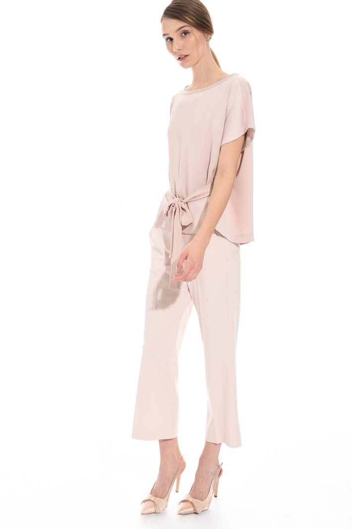 Belted boxy top Intrend Belted boxy top Intrend