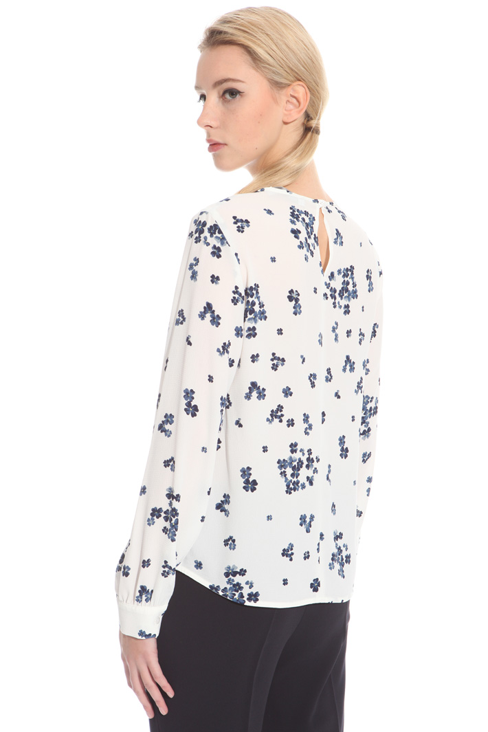 Printed crepe blouse Diffusione Tessile Printed crepe blouse Diffusione Tessile
