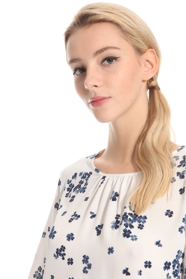 Printed crepe blouse Diffusione Tessile Printed crepe blouse Diffusione Tessile
