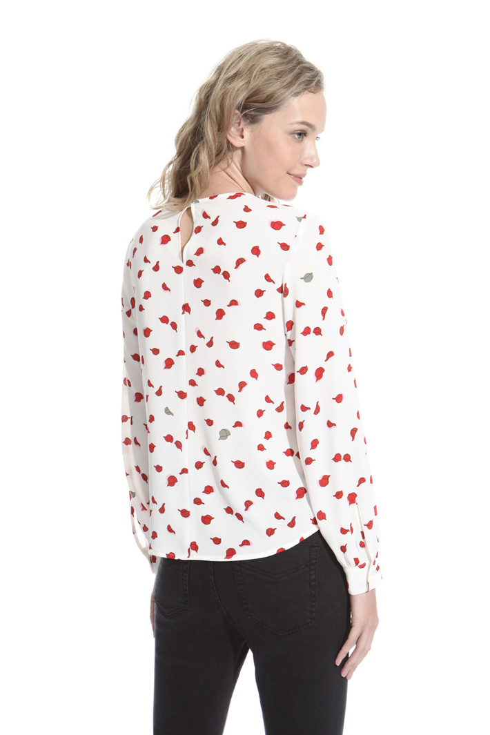 Printed crepe blouse Diffusione Tessile Printed crepe blouse Diffusione Tessile