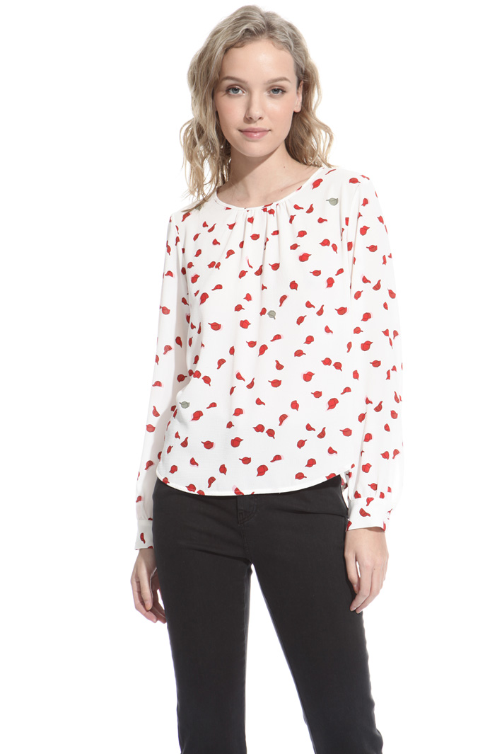 Printed crepe blouse Diffusione Tessile Printed crepe blouse Diffusione Tessile