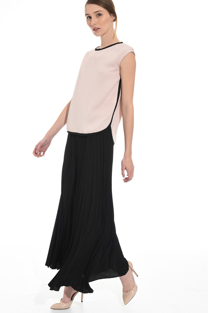 Crepe envers satin top Intrend Crepe envers satin top Intrend