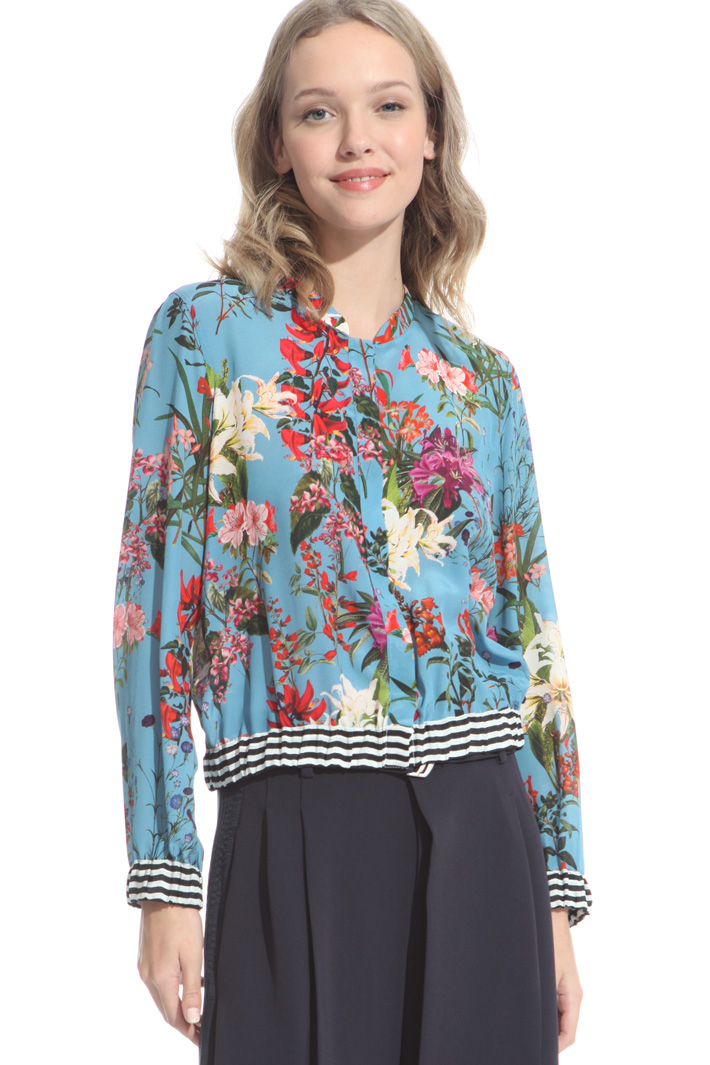 Camicia in georgette di seta Intrend Camicia in georgette di seta Intrend