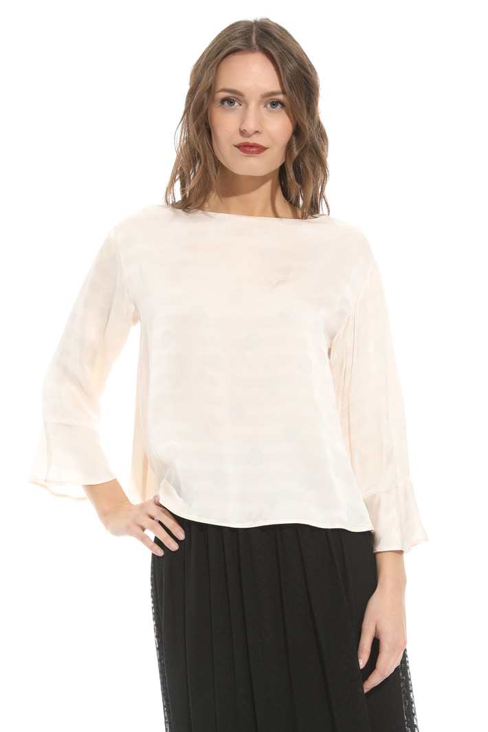 Viscose satin blouse Intrend Viscose satin blouse Intrend