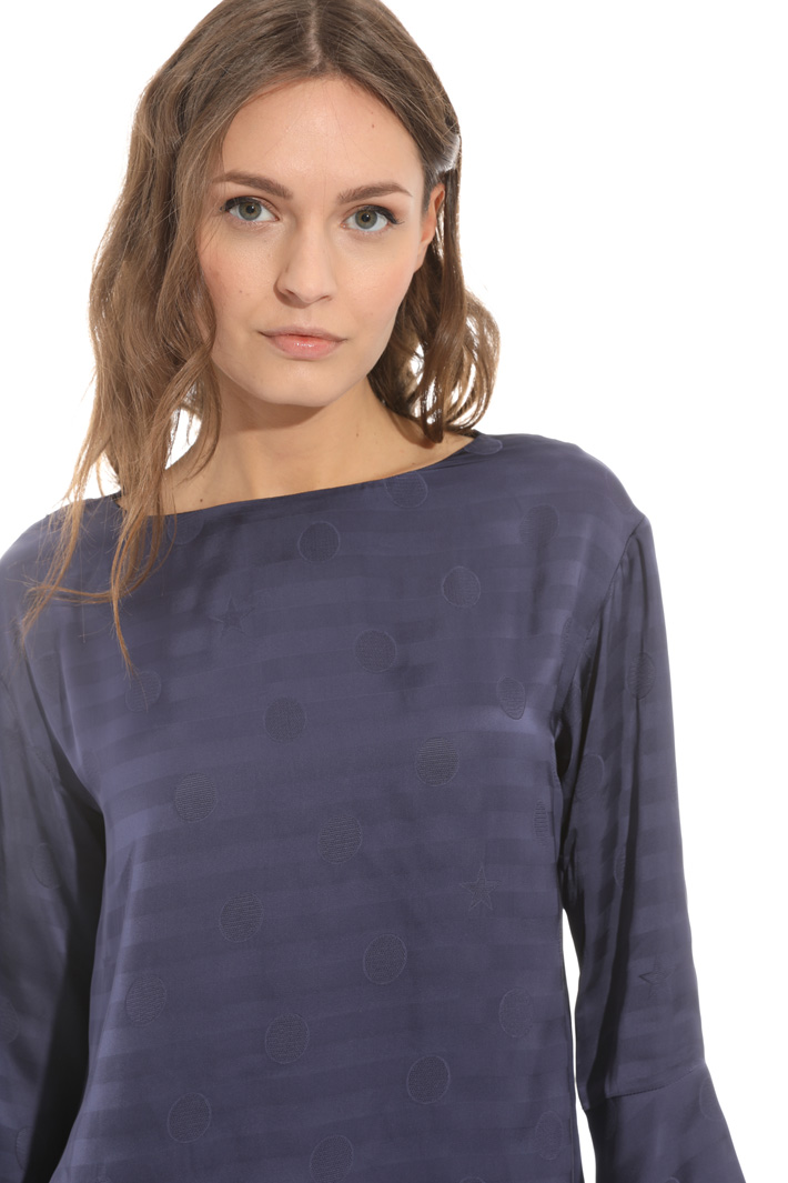 Viscose satin blouse Intrend Viscose satin blouse Intrend