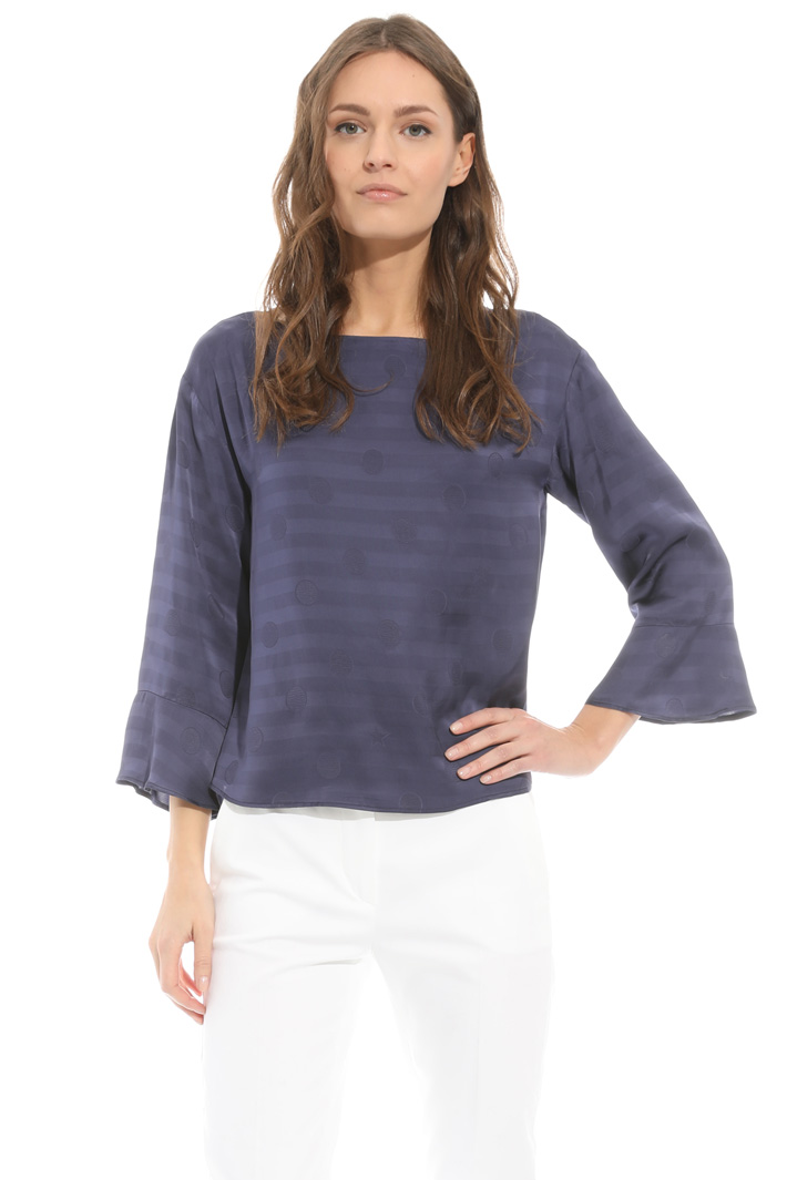 Viscose satin blouse Intrend Viscose satin blouse Intrend