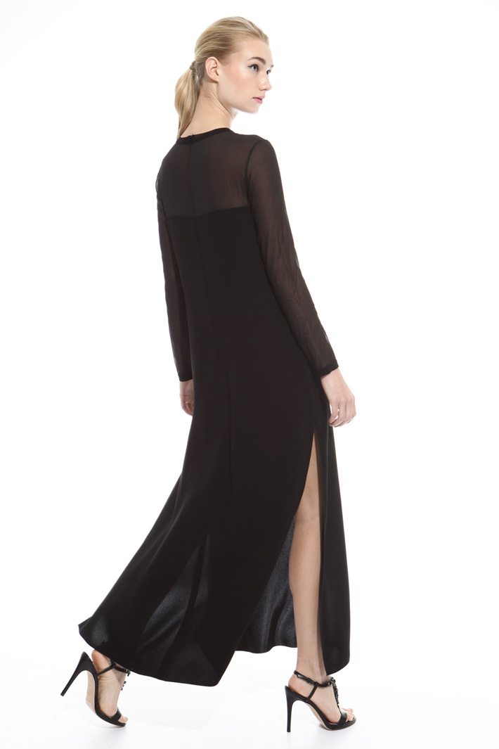 Abito in cady con maxi spacchi Intrend Abito in cady con maxi spacchi Intrend