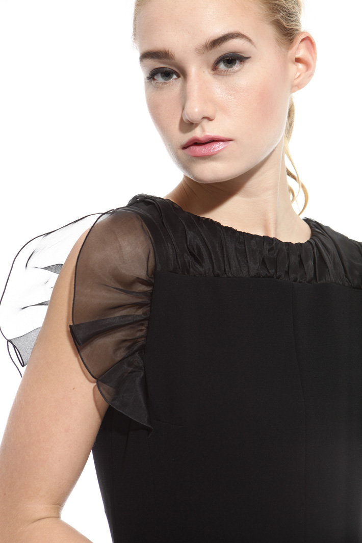 Abito con ruches in organza Intrend Abito con ruches in organza Intrend