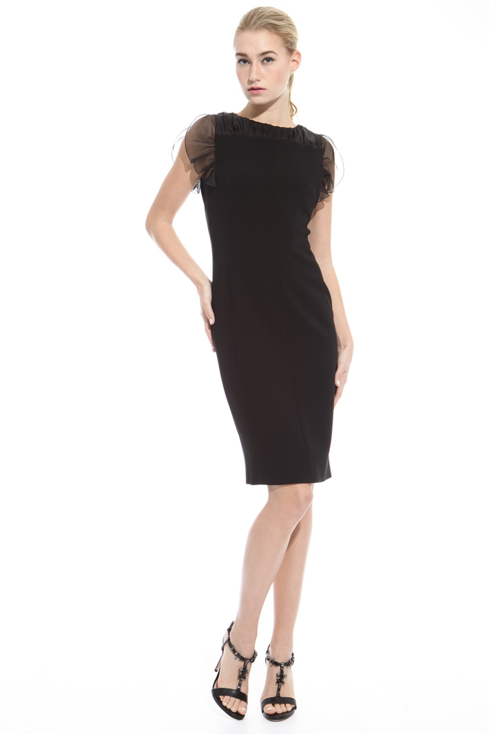 Abito con ruches in organza Intrend Abito con ruches in organza Intrend