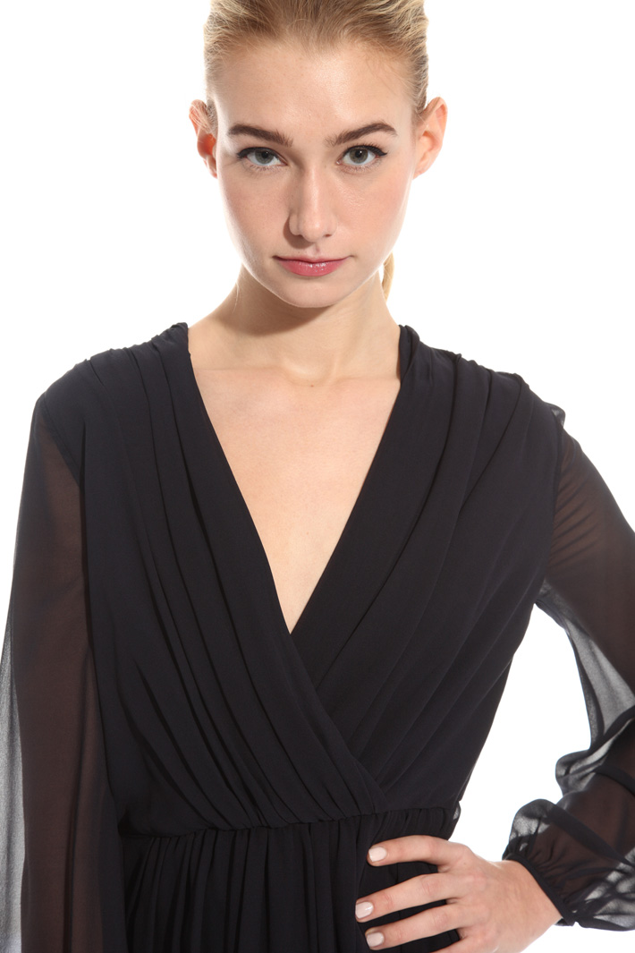 Abito fluido in georgette Intrend Abito fluido in georgette Intrend