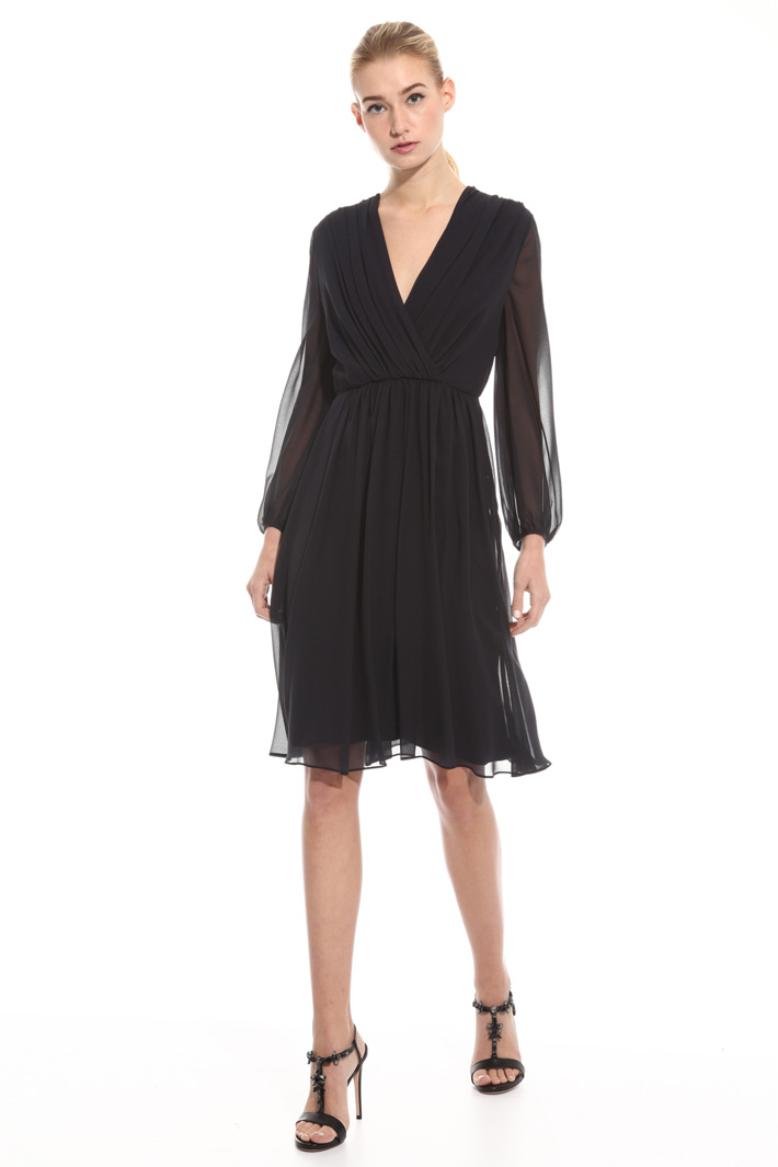 Abito fluido in georgette Intrend Abito fluido in georgette Intrend