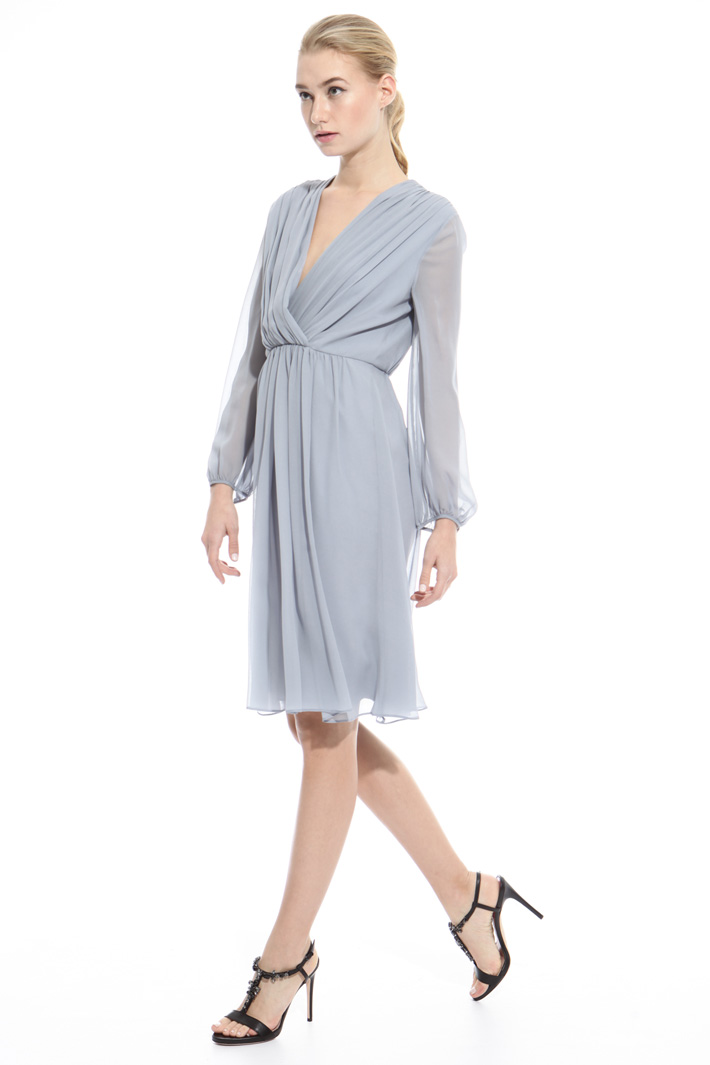 Abito fluido in georgette Intrend Abito fluido in georgette Intrend