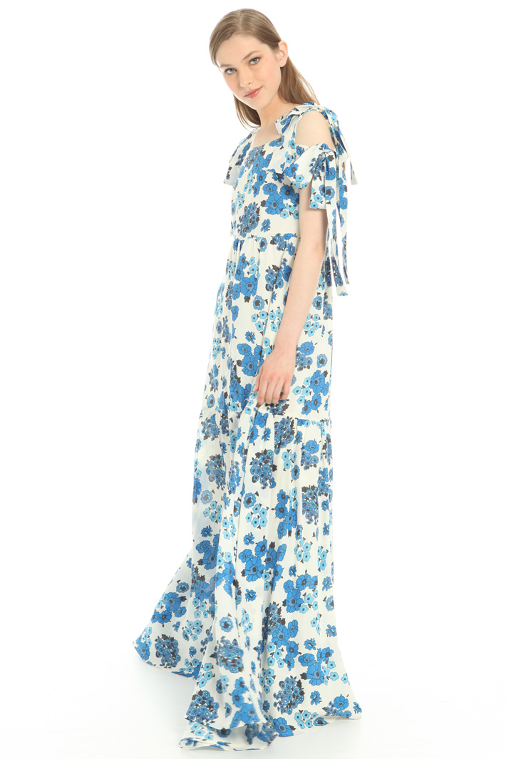 Printed voilé dress Intrend Printed voilé dress Intrend