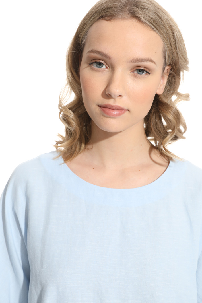 Linen blend dress Intrend Linen blend dress Intrend