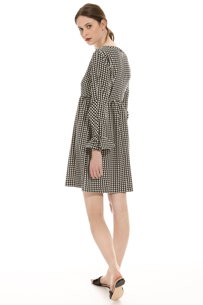 Flared flounced dress Intrend Flared flounced dress Intrend