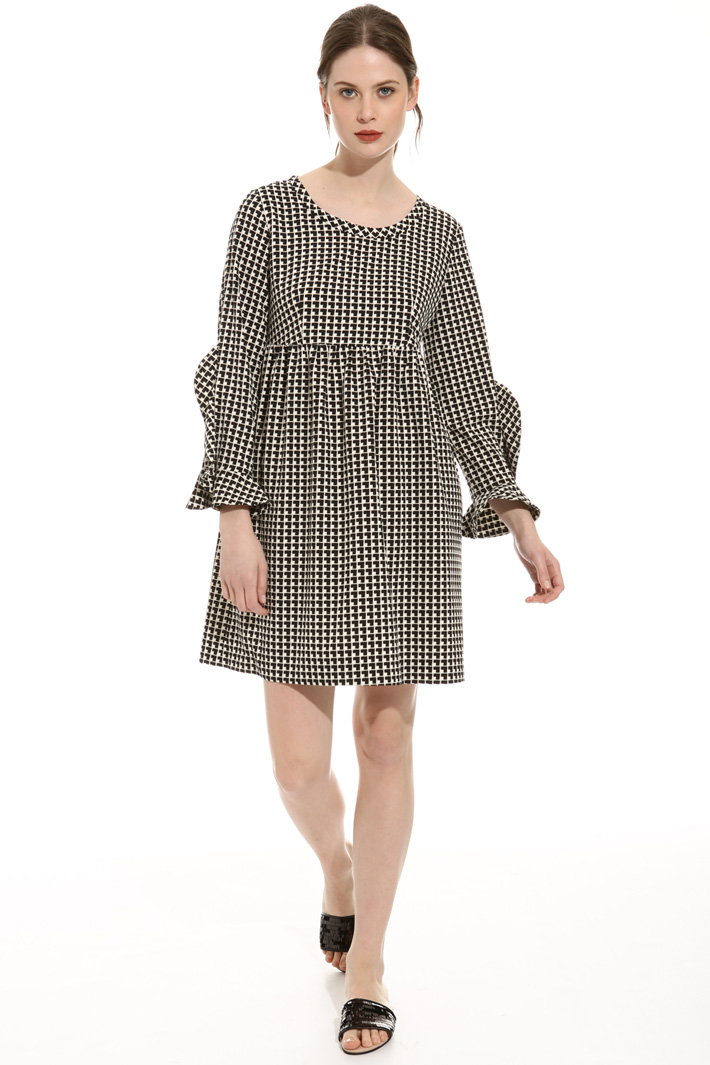 Flared flounced dress Intrend Flared flounced dress Intrend