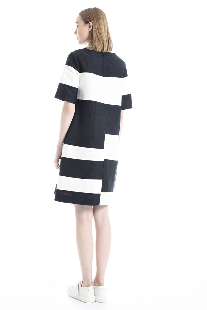 Striped dress Intrend Striped dress Intrend