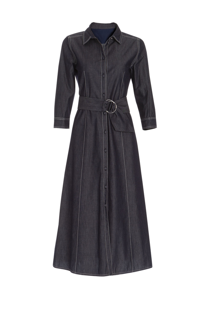 Denim-effect chemisier dress Intrend Denim-effect chemisier dress Intrend