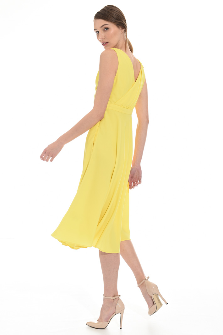 Midi dress in envers satin Intrend Midi dress in envers satin Intrend