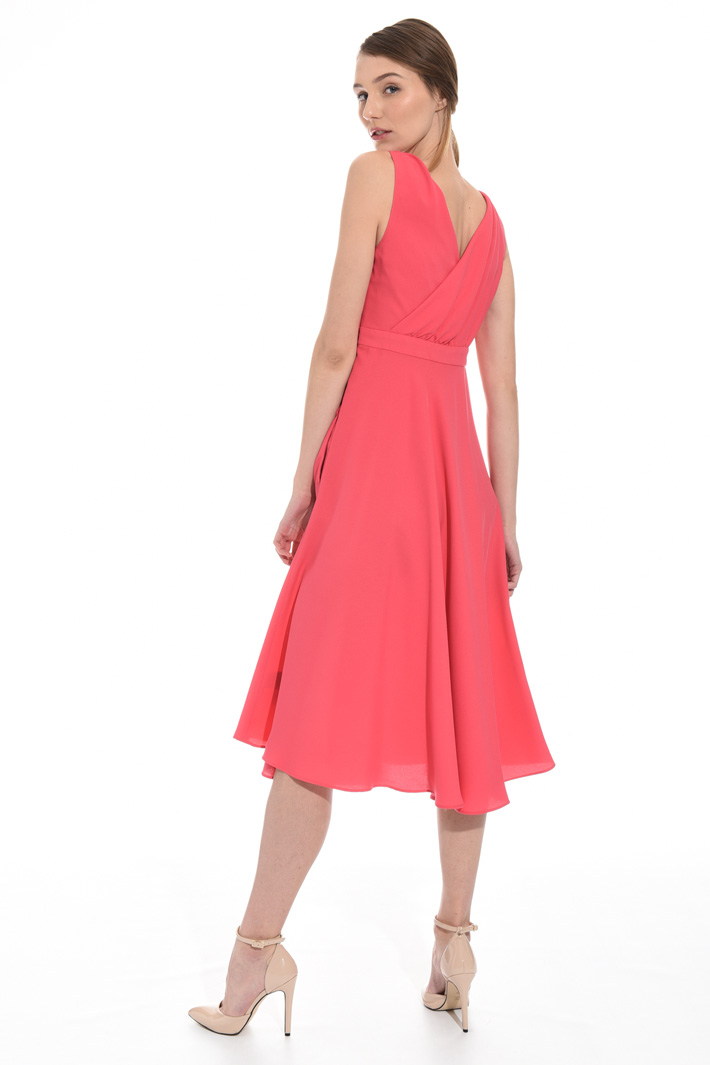 Midi dress in envers satin Intrend Midi dress in envers satin Intrend