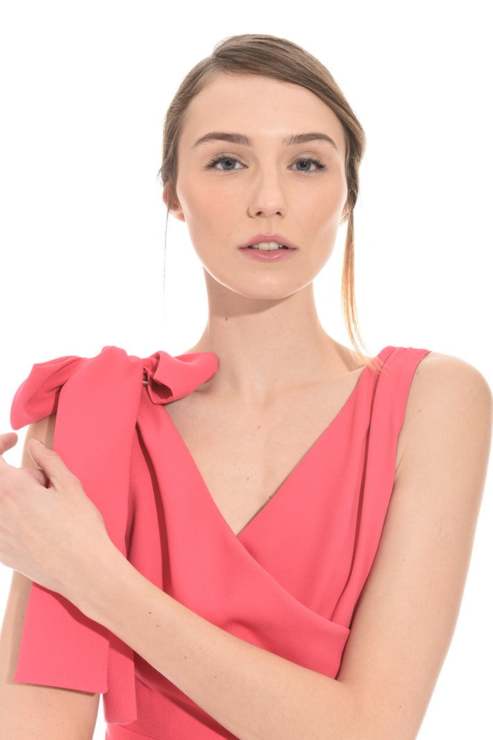 Midi dress in envers satin Intrend Midi dress in envers satin Intrend