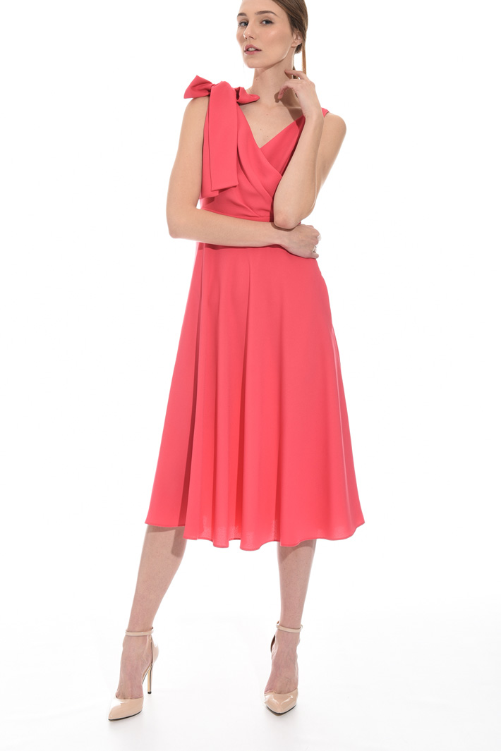 Midi dress in envers satin Intrend Midi dress in envers satin Intrend