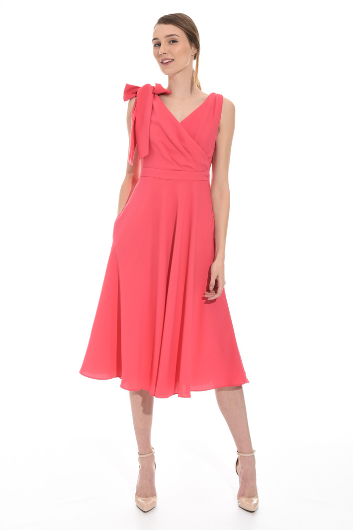 Midi dress in envers satin Intrend Midi dress in envers satin Intrend